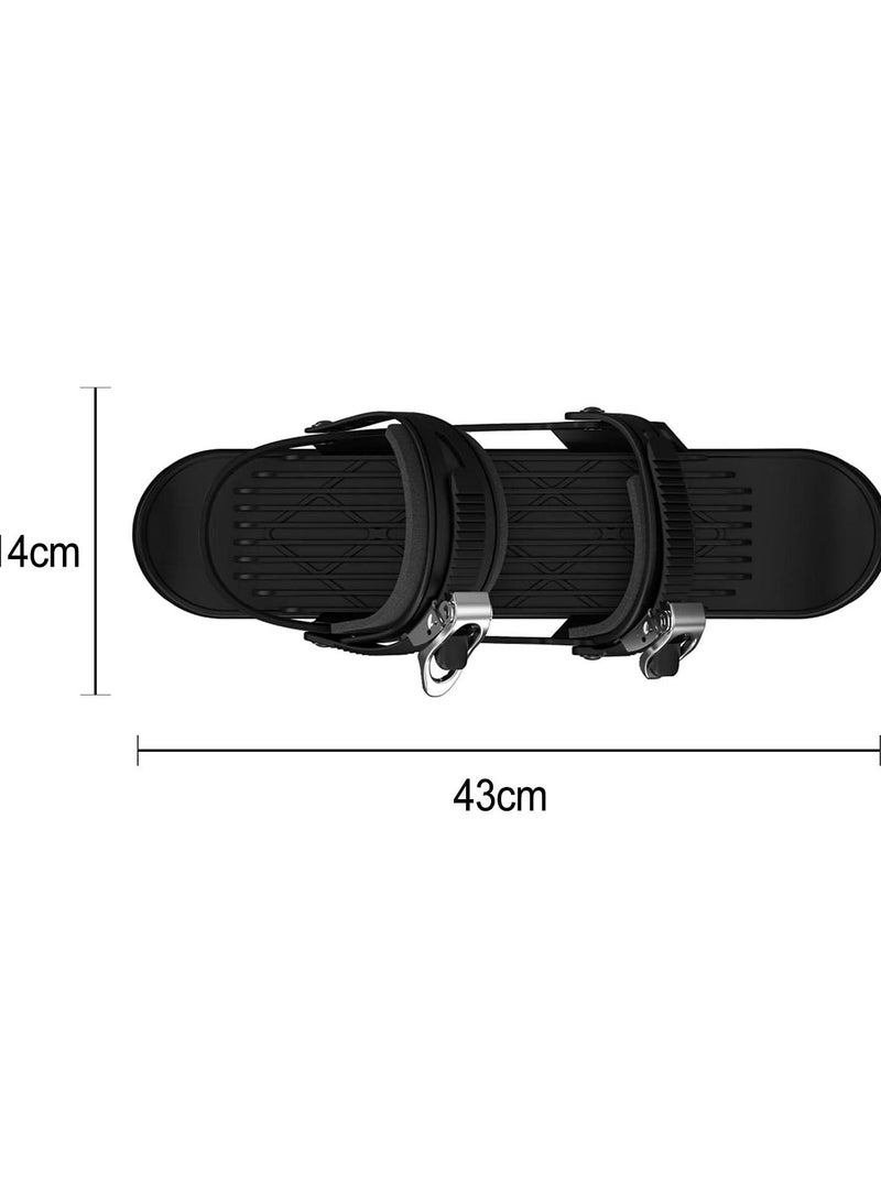 GGOOT Ski Shoes Adjustable Ski Boots Practical Snowboard Shoes - Turns Your Shoes into Ski Shoes - Attachment for Mini Skis - Image 4