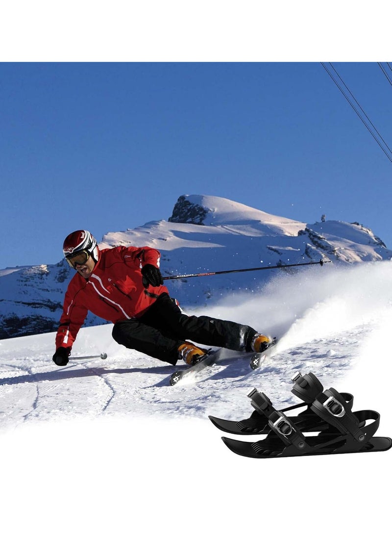 GGOOT Ski Shoes Adjustable Ski Boots Practical Snowboard Shoes - Turns Your Shoes into Ski Shoes - Attachment for Mini Skis - Image 3