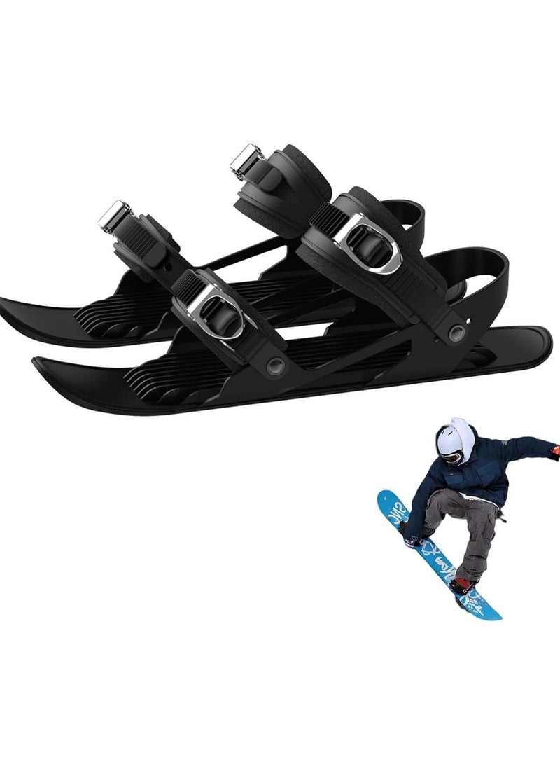 GGOOT Ski Shoes Adjustable Ski Boots Practical Snowboard Shoes - Turns Your Shoes into Ski Shoes - Attachment for Mini Skis - Image 1
