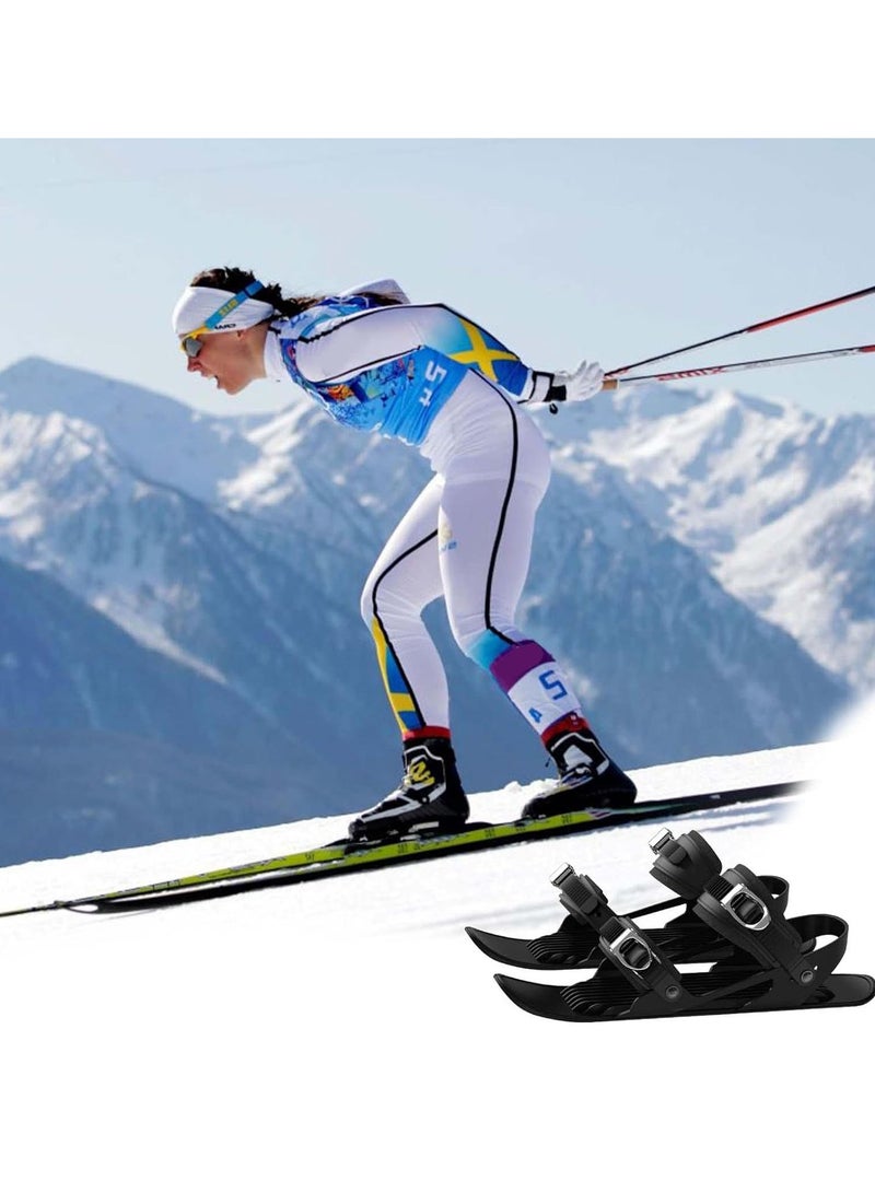 GGOOT Ski Shoes Adjustable Ski Boots Practical Snowboard Shoes - Turns Your Shoes into Ski Shoes - Attachment for Mini Skis - Image 2