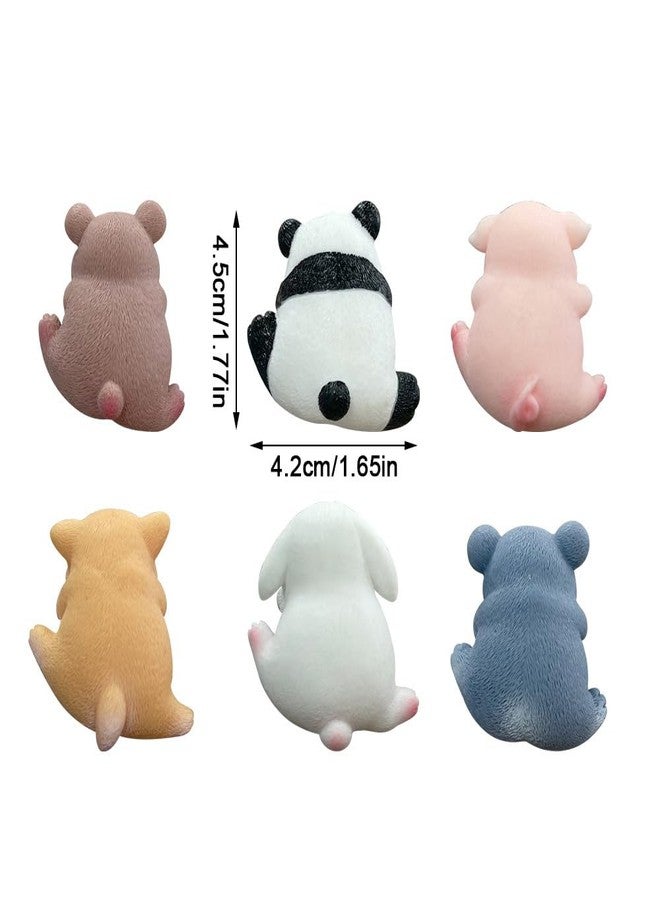 Rayberro Computer & TV Monitor Decoration Figurines, 6 PCS Small Animals Decorations, Car Navigator Screen Decorative Statues, Miniature Animal Ornaments Gifts - Image 2