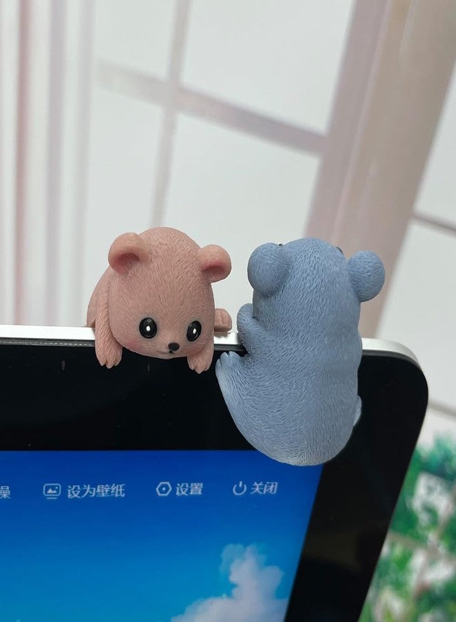 Rayberro Computer & TV Monitor Decoration Figurines, 6 PCS Small Animals Decorations, Car Navigator Screen Decorative Statues, Miniature Animal Ornaments Gifts - Image 5