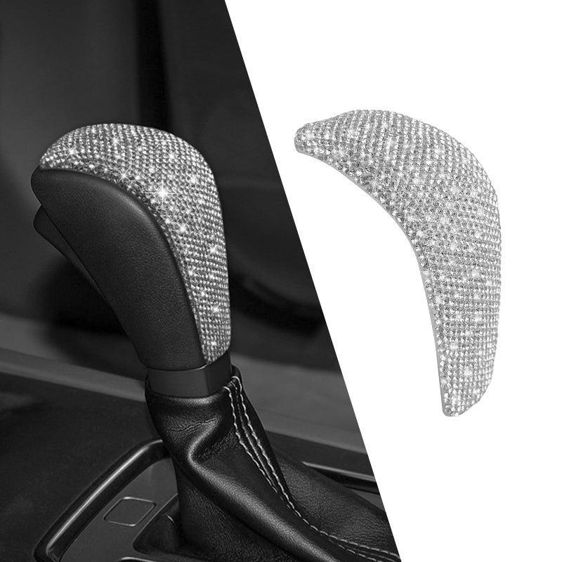 HHLOU Bling Sparkly Gear Shift Knob Cover Fit for Ford Ranger 2015 2016 2017 2018Bling Handle Cover Decorative Sticker - Image 2