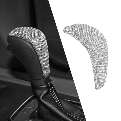 HHLOU Bling Sparkly Gear Shift Knob Cover Fit for Ford Ranger 2015 2016 2017 2018Bling Handle Cover Decorative Sticker - Image 1