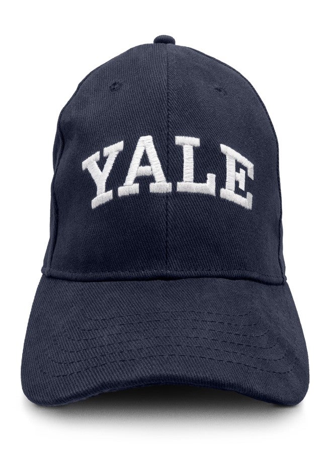 Tee Luv Yale Baseball Cap - Licensed Navy Blue Yale University Hat - Image 2