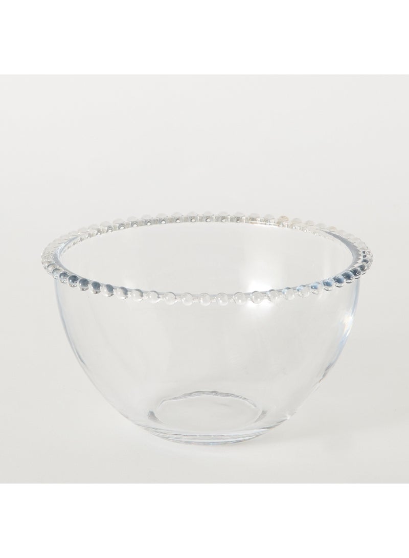 Home Box وعاء تقديم عميق مزين بخرز مريام 22 × 12.5 × 22 سم - Image 5