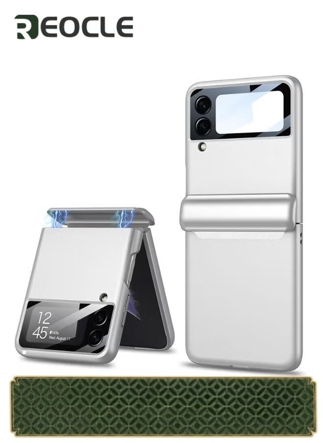 ريوكل جراب Samsung Galaxy Z Flip 3 مع حماية المفصلة وغطاء كامل ونحيف وغطاء شامل مضاد للصدمات لحماية مفتاح الصوت لهاتف Galaxy Z Flip 3 - Image 1
