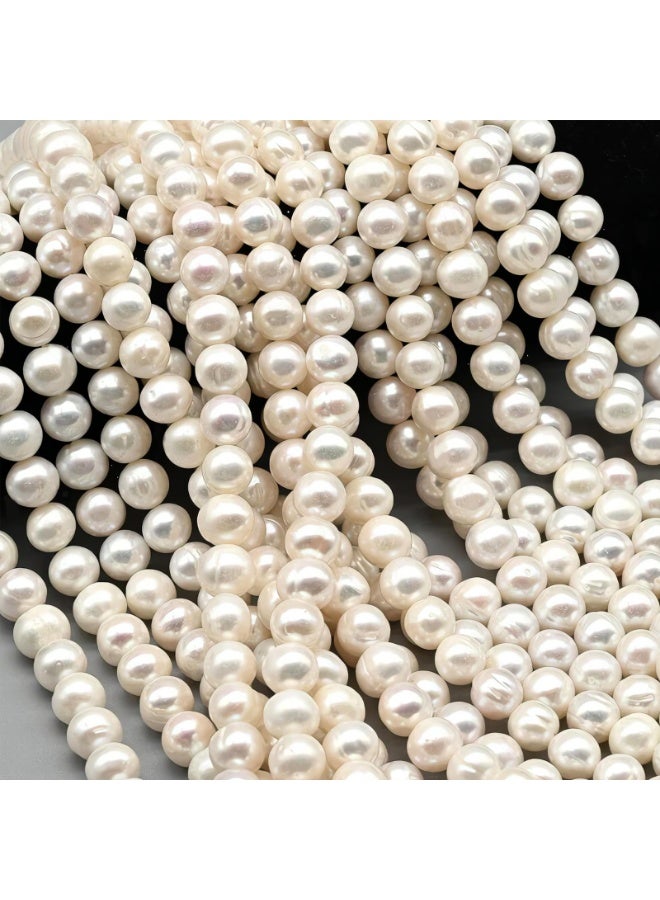 MirageBotanics 10.5m Artificial Pearl Beads String Chain Garland Flowers Wedding Christmas Tree Holiday Decoration DIY Craft Pearl String (White) - Image 5