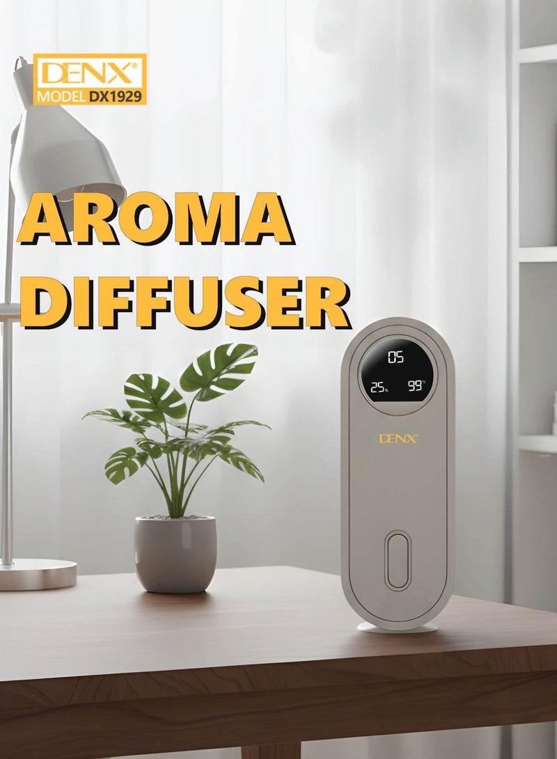 Denx Portable Smart Air Freshener with Digital Display – Type-C Charging – 7 Adjustable Levels – Up to 15 Days of Operation – Elegant Design for Homes, Offices, and Cars - Image 5