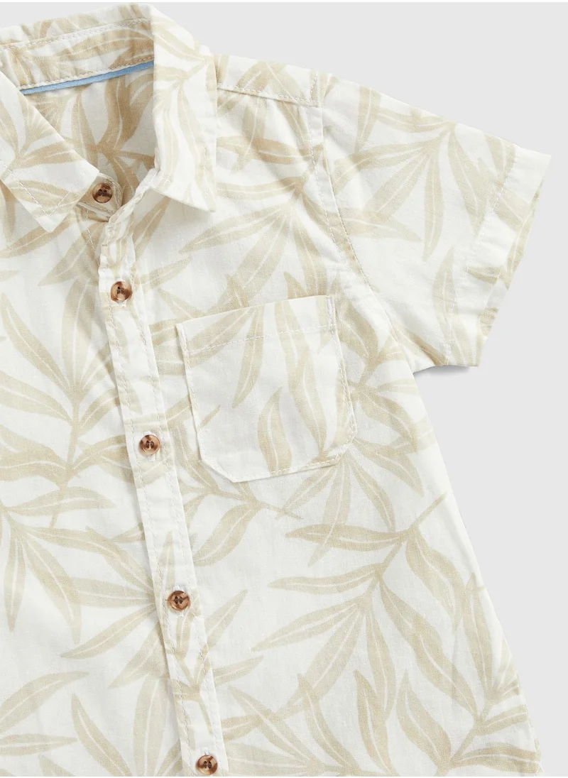 mothercare Shirt and Shorts with Braces