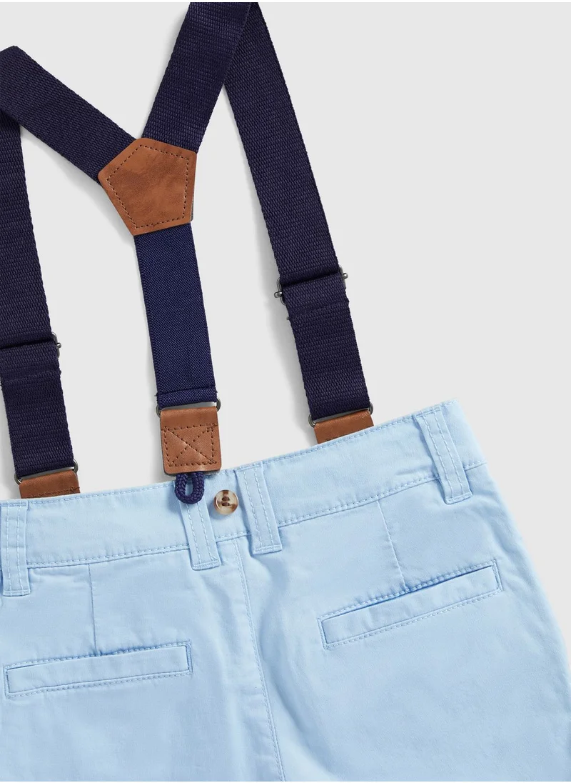 mothercare Shirt and Shorts with Braces