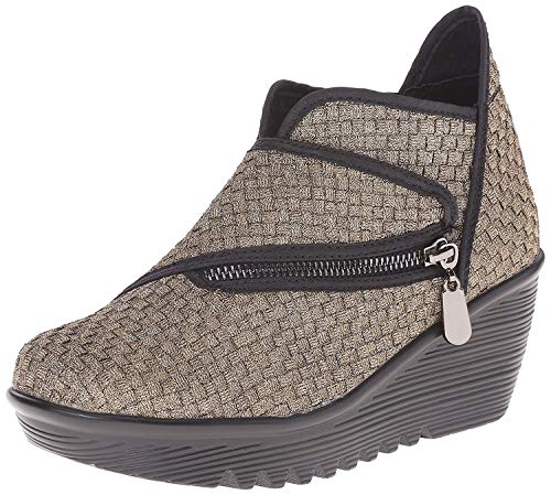 Bernie Mev Women's Zig Zag Ankle Bootie, Bronze, 38 EU/38 EU = 7.5-8 M US - Image 5