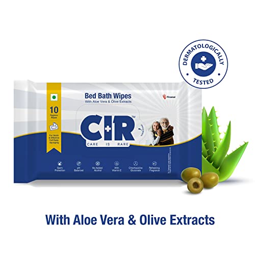 CIR Soft Body Cleansing Wet Bed Bath Wipes for Adults | Body Sponging | Extra Large, 10 Wipes/Pack (Pack of 3), 30 Wipes, White, One Size - Image 2