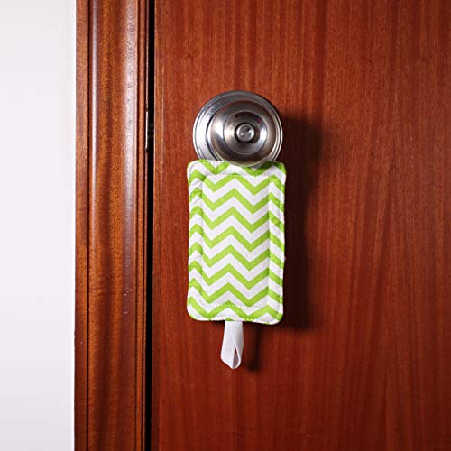 ICObuty Door Silencer Door Jammer Door Closer Cushion Nursery Door Silencer Door Latch Cover 3 Pack for Noise Reducing Quiet Doors Baby Toddler Safety 3.25 x 5.5 Inch (New Navy Blue) - Image 2