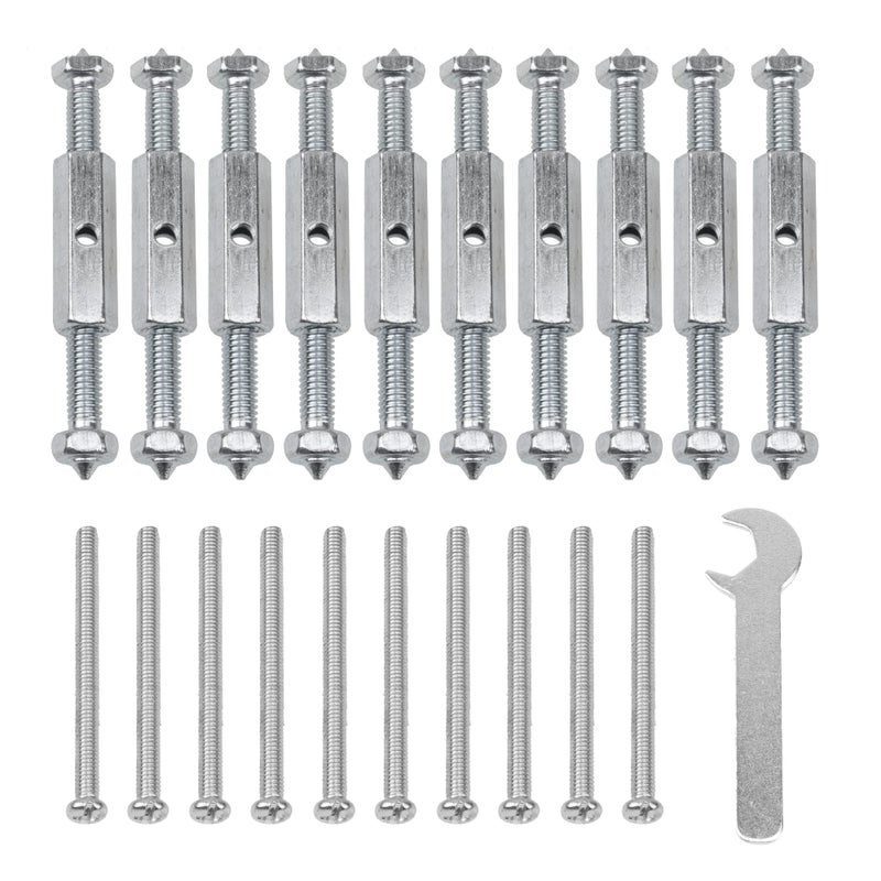 Rrina 10Pcs 86 Type Wall Box Repair Tool Electrical Light Switch Socket Junction Stash Bottom Boxes Repairer Cassette Embedded Installation Maintenance Support Rod