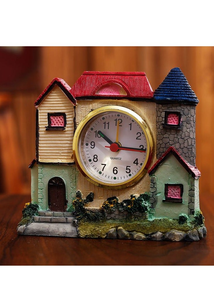 Nariele Medium Castle Alarm Clock Children Gift Villa Creative Alarm Clock