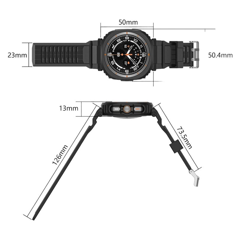 Gold Smartwatch Band Compatible with Samsung Galaxy Watch 8 with Adjustable Fit Replacement Strap for Daily Wear - Image 4