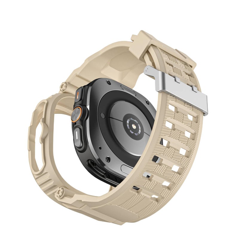 Gold Smartwatch Band Compatible with Samsung Galaxy Watch 8 with Adjustable Fit Replacement Strap for Daily Wear - Image 5