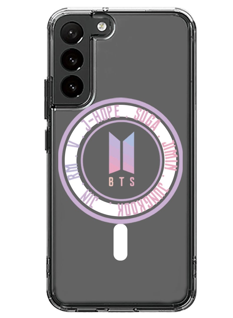 Theodor Magnetic Case for Samsung Galaxy S23 6.1-inch Compatible with MagSafe Wireless Charging, Shockproof Phone Bumper Cover BTS sticker - Image 1