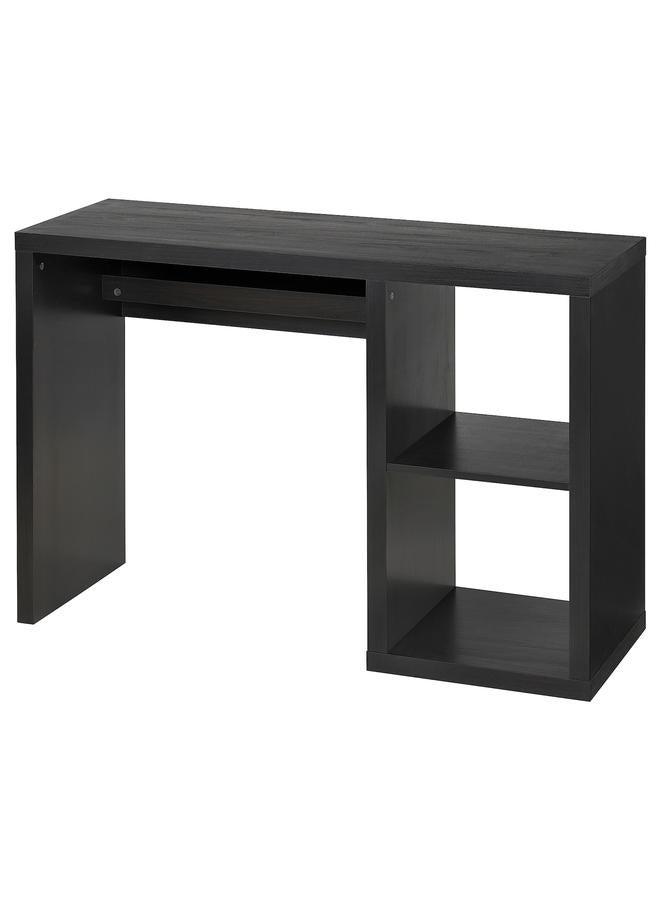 erorex Desk, black-brown, 111x39 cm - Image 1