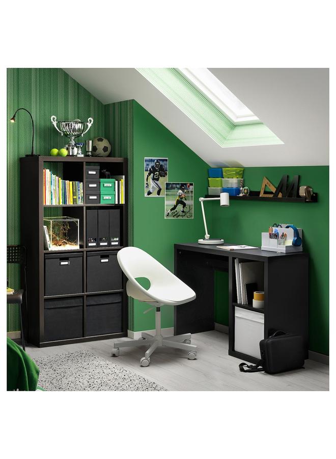 erorex Desk, black-brown, 111x39 cm - Image 5