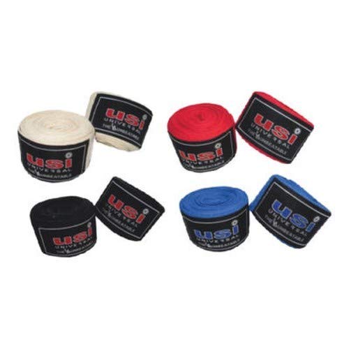 USI UNIVERSAL USI Cotton Stretchable Hand Wraps for Boxing MMA Training Inner Hand Bands Pack of 2 Pairs (2.75mtr) - Image 4