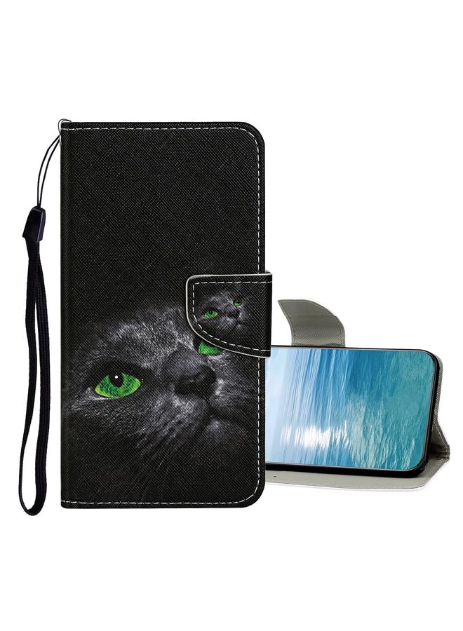 اس-توب جراب لهاتف Samsung Galaxy A13 4G بنمط رسم ملون من الجلد القابل للطي - Image 1