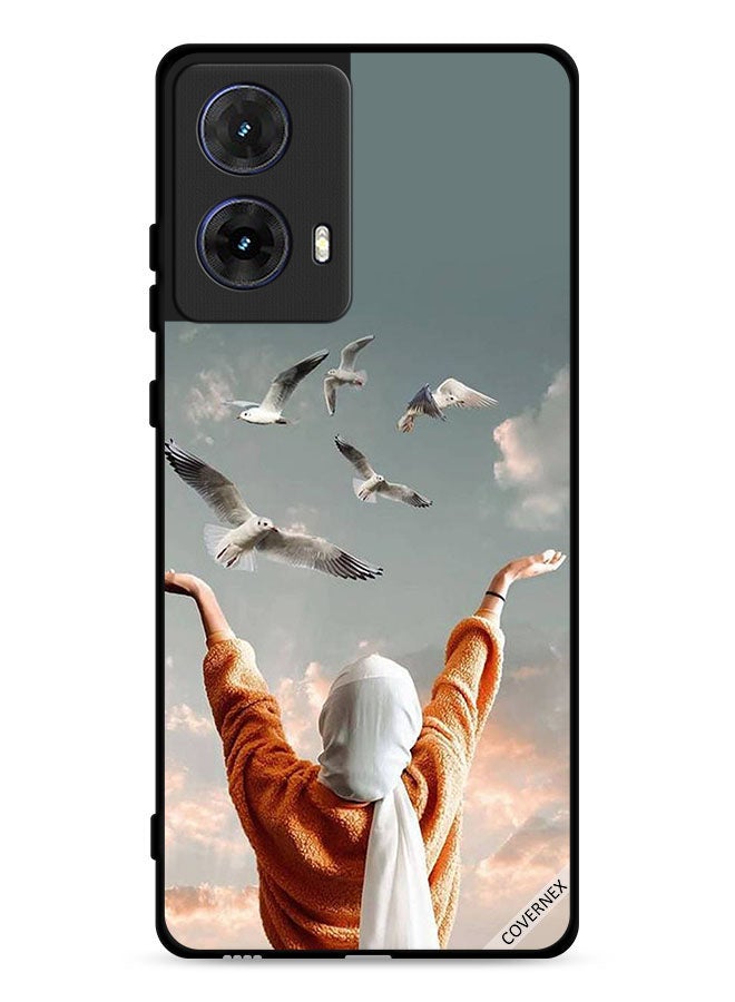 Covernex Motorola Moto G85 5G Protective Case Cover Flying Birds - Image 1