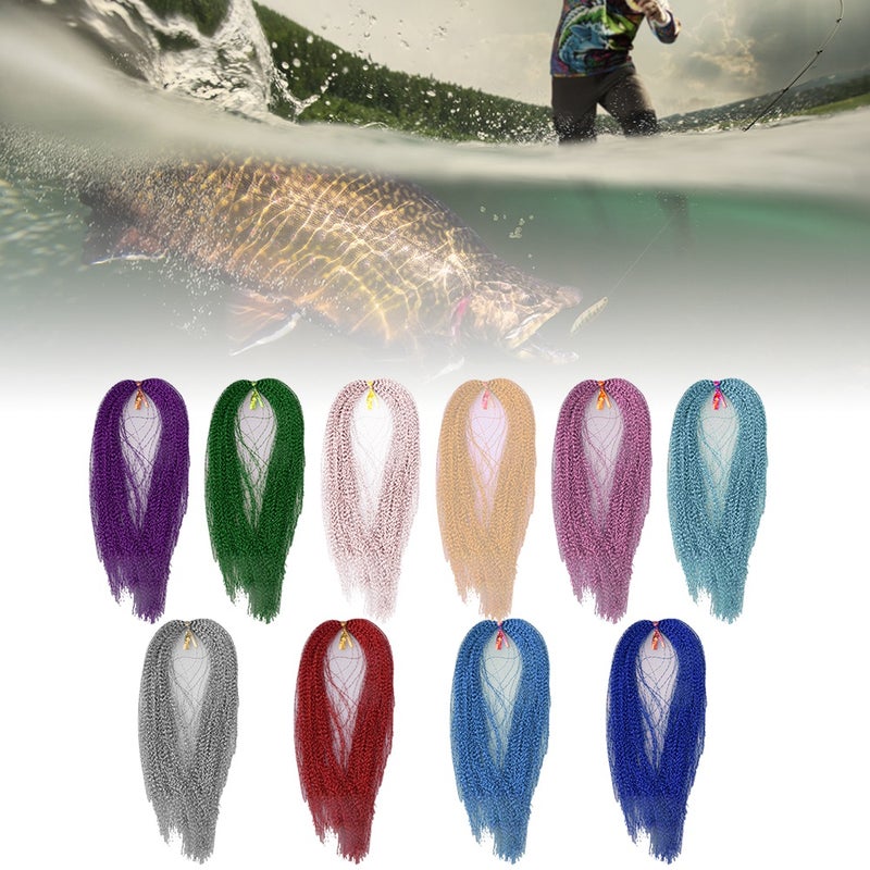 1000PCS PET Crystal Flash Fly Tying Material Holographic Fishing Lure Tying Making Jig Hook BaitsFly Fishing Tying - Image 2