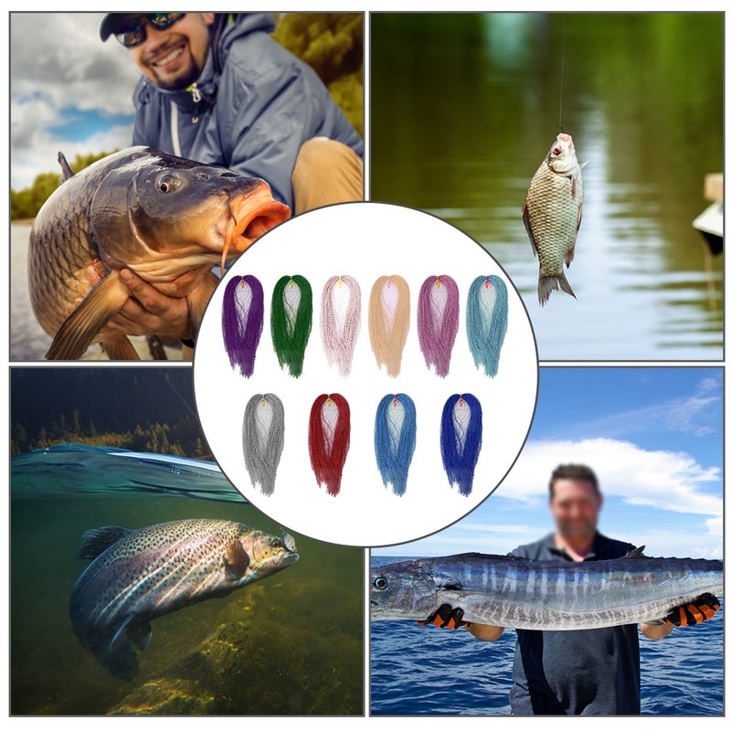 1000PCS PET Crystal Flash Fly Tying Material Holographic Fishing Lure Tying Making Jig Hook BaitsFly Fishing Tying - Image 5