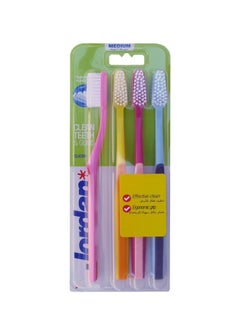 Jordan Classic Medium Toothbrushes 4Pcs 