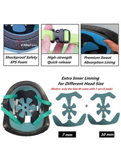 Excefore Protect Helmet for Kids Cycle Helmet for 2-5 Toddler Kids Bike Helmet Multi-Sport Helmet for Cycling Skateboard Scooter Skating 2 Sizes from Toddler to Youth  - Image 4