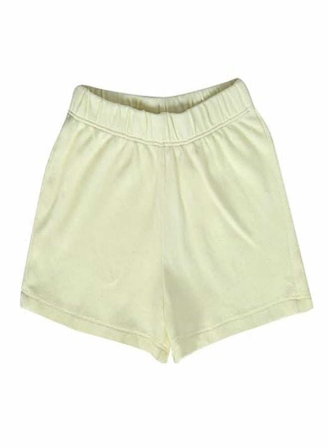 Coocuddle Organic Cotton Baby Boys & Girls Shorts Pants | Regular Fit | Multicolor Cotton Shorts for Baby Set of 4 (Baby, Multicolor, 18-24 Months) - Image 4