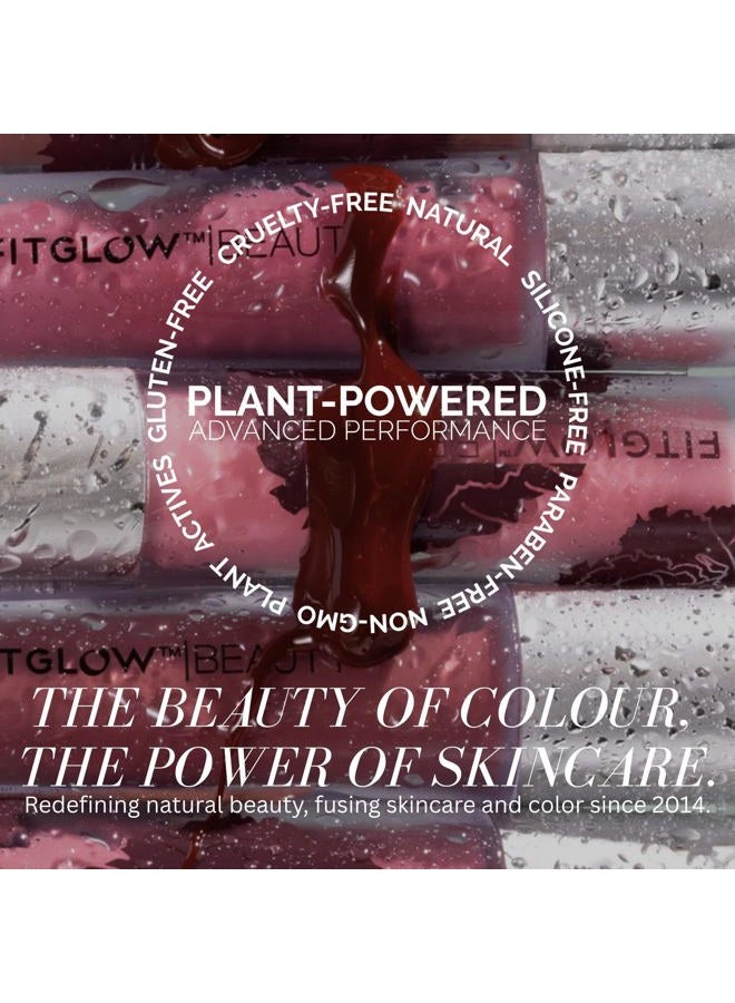 Fitglow Beauty - Lip Color Serum | Vegan, Woman-Owned Clean Beauty (Be - Soft Warm Nude) - Image 4