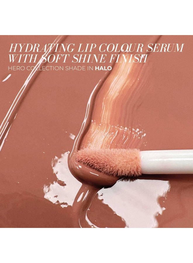 Fitglow Beauty - Lip Color Serum | Vegan, Woman-Owned Clean Beauty (Be - Soft Warm Nude) - Image 2