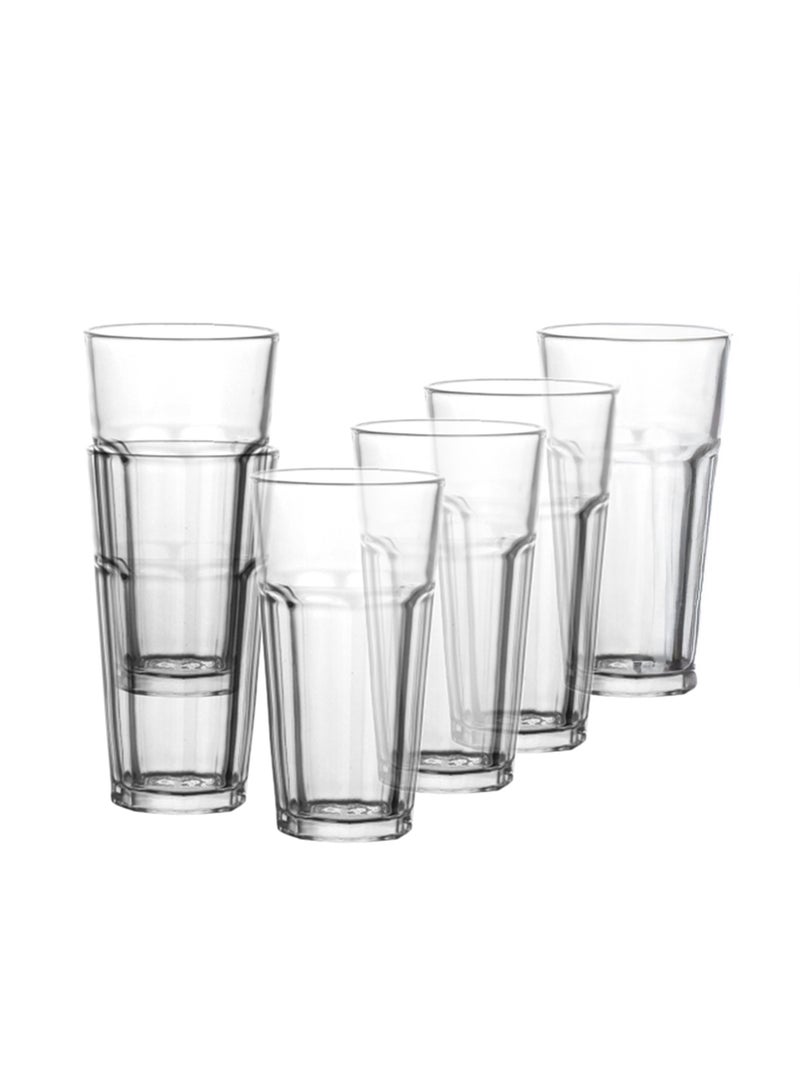 Cuisine Art Stackble Glass, 345ml, Transparent, 6 Pieces - Image 2