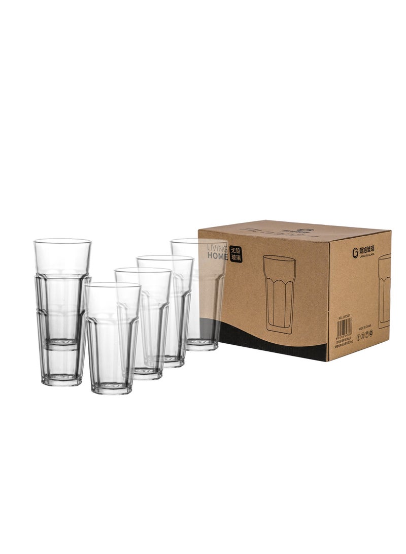 Cuisine Art Stackble Glass, 345ml, Transparent, 6 Pieces - Image 3