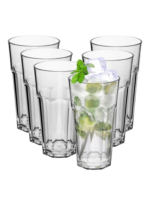 Cuisine Art Stackble Glass, 345ml, Transparent, 6 Pieces