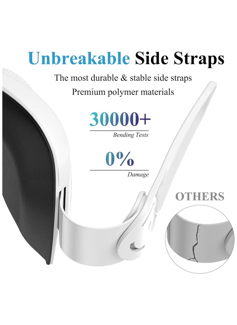 SYOSI - Adjustable Head Strap for Meta Quest 3, Super Soft and Skin Friendly PU Surface, Elite Strap Replacement, Enhanced Support and Lightweight Design VR Accessories for Meta Quest 3 - Image 1