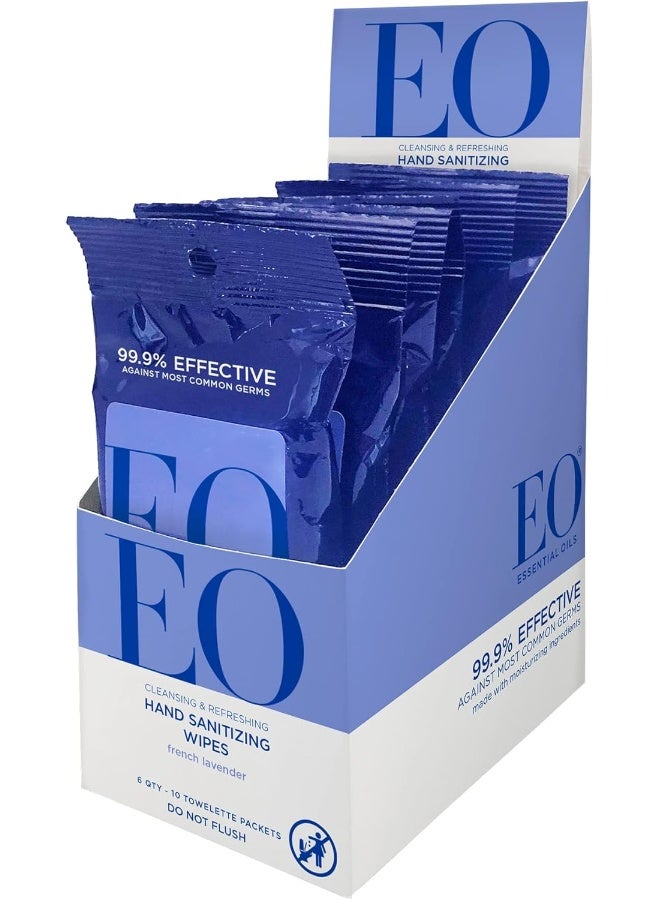 EO Hand Sanitizing Wipes 60-Count - Image 1