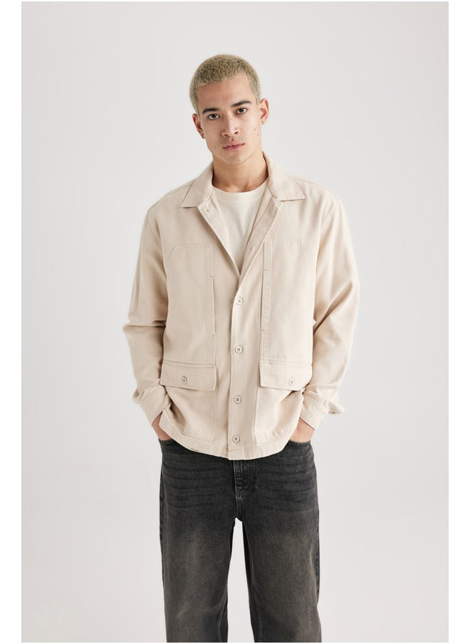 DeFacto - Man Relax Fit Woven Long Sleeve Shirt - Image 1