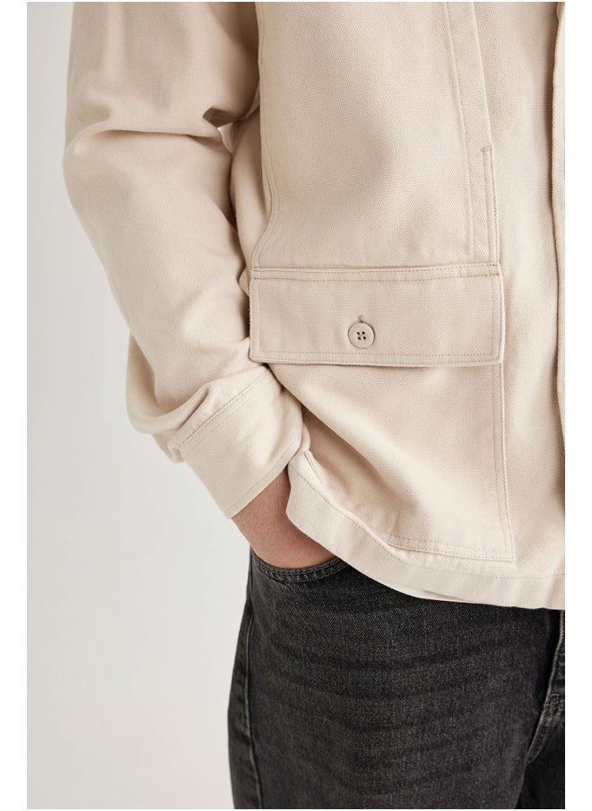 DeFacto - Man Relax Fit Woven Long Sleeve Shirt - Image 1