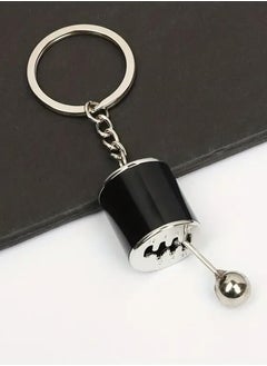 HaHaHai Manual Gearbox Keychain, Mini Gear Shift Stick Keyring, Cool Car Gear Shifter Keychain, Car Key Accessories (black)  - Image 3