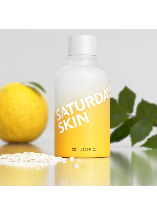 saturday skin Saturday Skin Yuzu Vitamin C Bright Toner for Dryness Dullness Face Brightening Hydrate Tone Glow Niacinamide Smooth Skin Facial Water Korean Skincare Ideal for All Skin Type  - Image 2