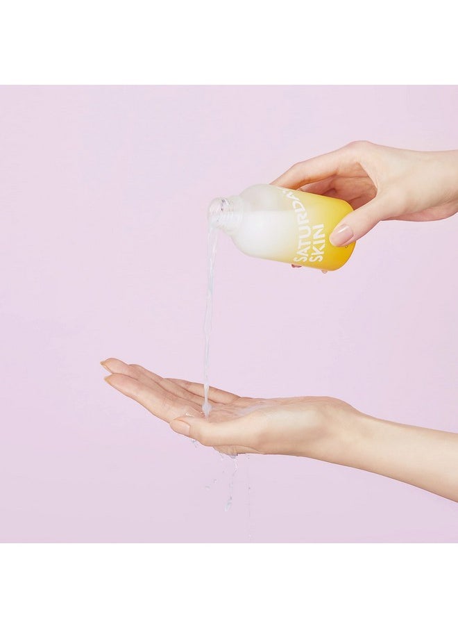 saturday skin Saturday Skin Yuzu Vitamin C Bright Toner for Dryness Dullness Face Brightening Hydrate Tone Glow Niacinamide Smooth Skin Facial Water Korean Skincare Ideal for All Skin Type  - Image 3
