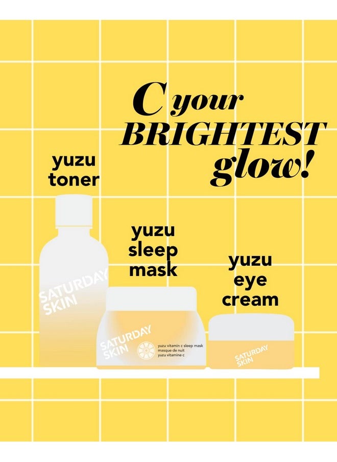 saturday skin Saturday Skin Yuzu Vitamin C Bright Toner for Dryness Dullness Face Brightening Hydrate Tone Glow Niacinamide Smooth Skin Facial Water Korean Skincare Ideal for All Skin Type  - Image 5