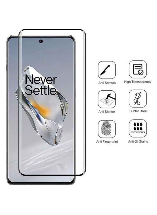General - 2+2 Pack for OnePlus 12R 5G Screen Protector with Camera Lens Protector,Full Coverage Tempered Glass Film,HD Clear Scratch Resistant for OnePlus 12R Screen Protector - Image 1