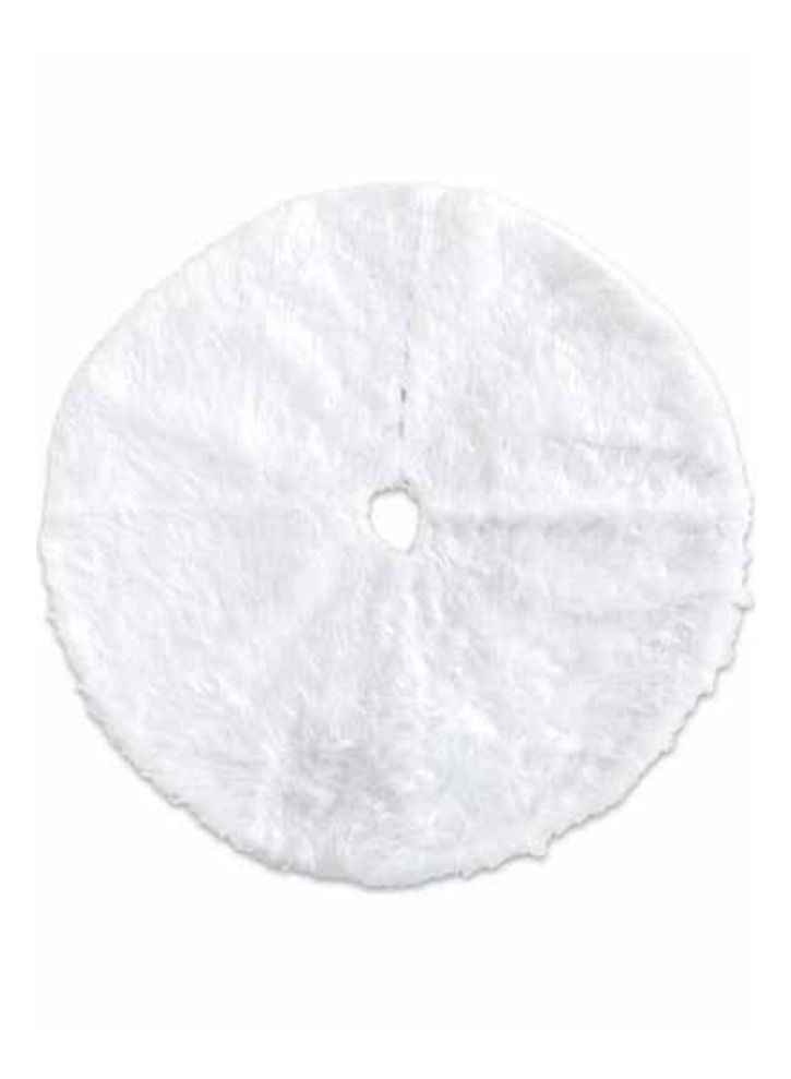 ACLIX Christmas Decoration Plush Tree Skirt Decor 78cm White - Image 1