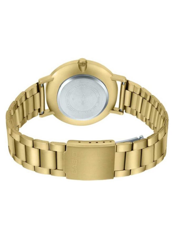 CASIO Unisex Stainless Steel Analog Wrist Watch LTP-VT01G-1BUDF - 34 mm - Gold - Image 2