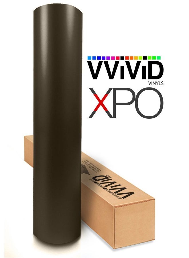VViViD XPO Matte Brown Vinyl Wrap Roll with Air Release Technology (6ft x 5ft (Hood, Roof or Trunk Wrap Kit)) - Image 2